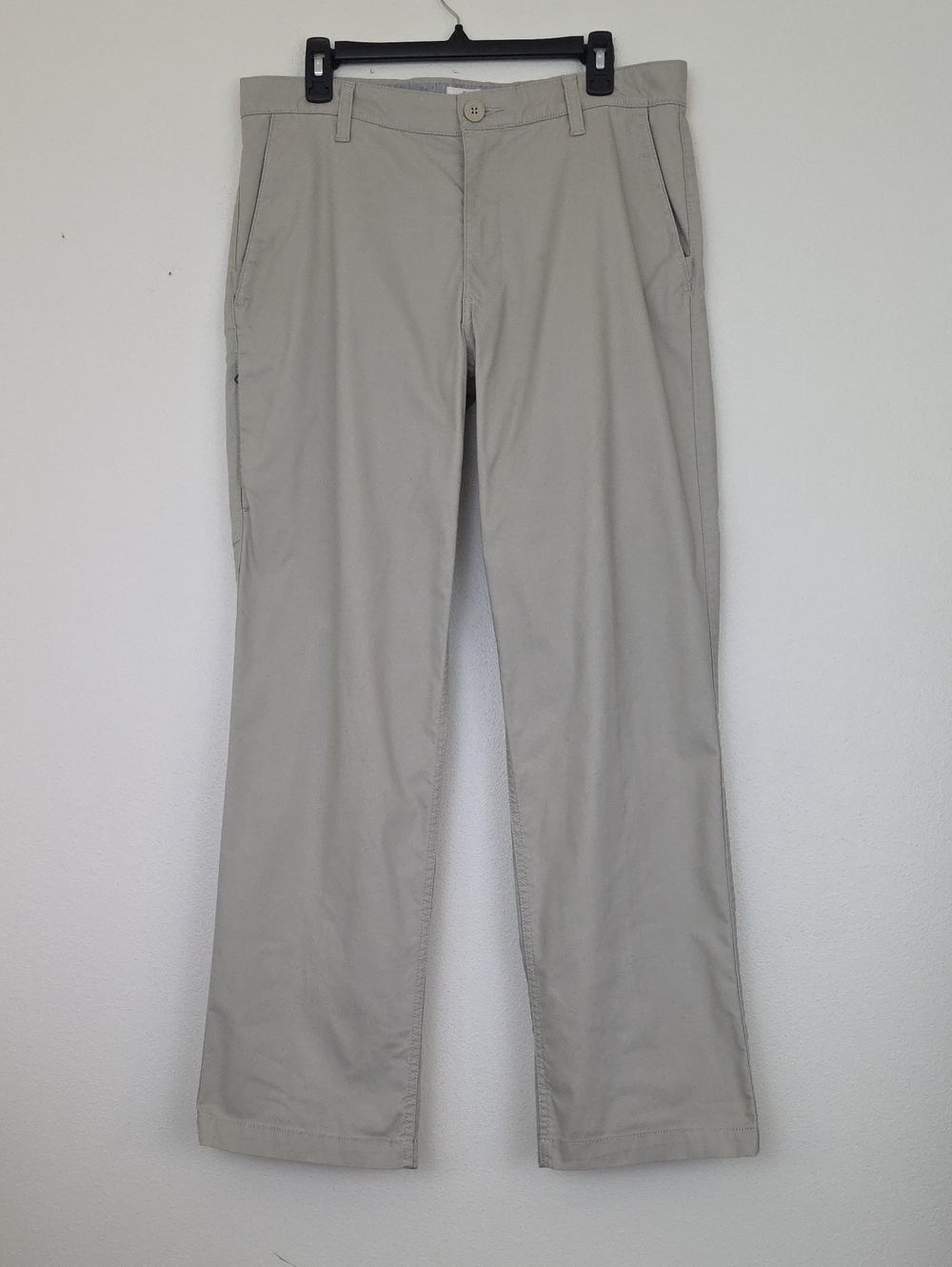 Dockers Tan Casual Cotton Blend Straight Leg Pants  (Inseam Change) Mens 34 X 30